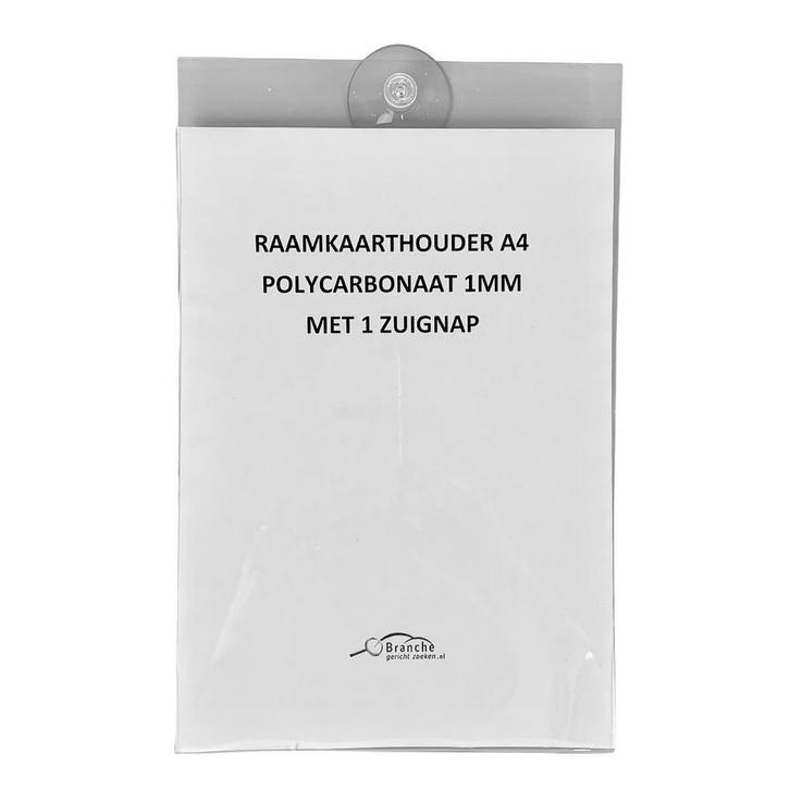 Raamkaarthouder met zuignap, Auto diversen, Overige Auto diversen, Ophalen