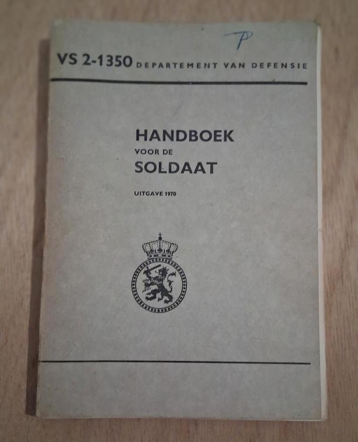 Handboek voor de Soldaat 1970, Verzamelen, Militaria | Algemeen, Landmacht, Boek of Tijdschrift, Nederland, Verzenden