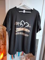 Leuk shirt maat  3xl (46), Zwart, Zo goed als nieuw, Geen merk, Shirt of Top