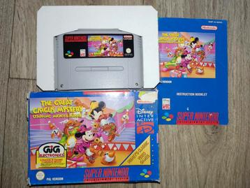 The great circus mystery SNES beschikbaar voor biedingen