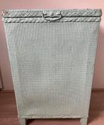 Vintage Lloyd Loom Wasmand Mintgroen, Huis en Inrichting, Ophalen of Verzenden, Gebruikt