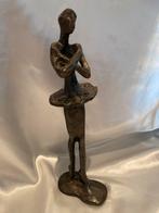 Ballerina Sculptuur in Giacometti Stijl - Verbronst 22cm Hoo, Antiek en Kunst, Kunst | Beelden en Houtsnijwerken, Ophalen of Verzenden