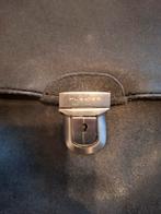 Grijs leer Plevier akten- / laptoptas, Computers en Software, Laptoptassen, Ophalen of Verzenden, 15 inch, Gebruikt, Aktetas