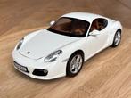 Porsche Cayman 987.2 S wit 1:18 dealer editie Norev in doos, Hobby en Vrije tijd, Modelauto's | 1:18, Ophalen of Verzenden, Nieuw
