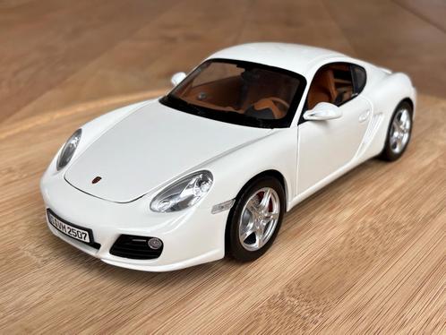 Porsche Cayman S 987.2 wit 1:18 dealer editie Norev in doos, Hobby en Vrije tijd, Modelauto's | 1:18, Nieuw, Auto, Norev, Ophalen of Verzenden