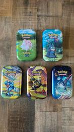 Pokémon Tin/Blik met 31 kaarten!, Ophalen, Zo goed als nieuw