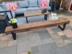 Bielzen buiten bankje 200 cm, Ophalen, Zo goed als nieuw