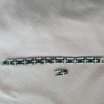 Mooie Heren armband, Sieraden, Tassen en Uiterlijk, Armbanden, Ophalen of Verzenden, Nieuw, Zilver, Staal