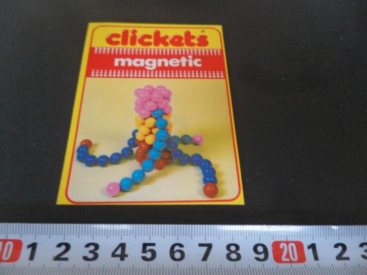 sticker Clickets magnetic *, Verzamelen, Stickers, Zo goed als nieuw, Ophalen