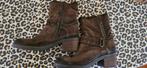 MANAS laarzen boots  blokhak bruin suede leer maat 41, Kleding | Dames, Schoenen, Ophalen of Verzenden, Zo goed als nieuw, Bruin