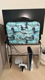 PS5 + MSI Monitor + Sensual Edge Controller + koffer, Spelcomputers en Games, Ophalen, Gebruikt, Playstation 5