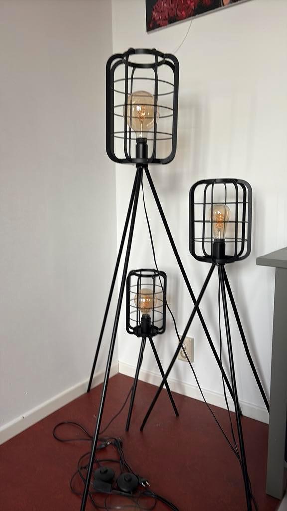 Lampen, Huis en Inrichting, Lampen | Vloerlampen, Zo goed als nieuw, Minder dan 100 cm, Ophalen