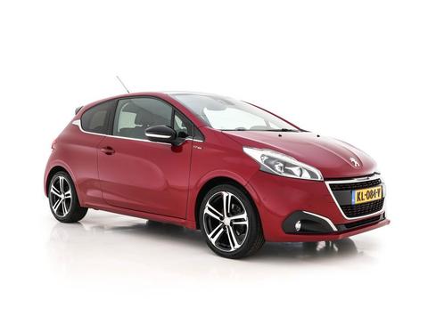 Peugeot 208 1.6 BlueHDi GT-line *PANO | LEATHER-FABRIC | JBL, Auto's, Peugeot, Bedrijf, Te koop, ABS, Achteruitrijcamera, Airbags