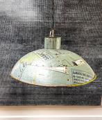 Industriële hanglamp 59 cm diameter, Verzenden, Zo goed als nieuw, Metaal, Minder dan 50 cm