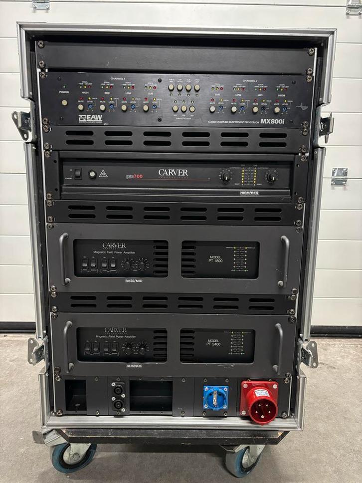 Professionele Audio Rack met Versterkers, Audio, Tv en Foto, Audiokabels en Televisiekabels, Gebruikt, Minder dan 2 meter, Ophalen of Verzenden