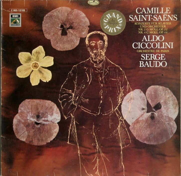 Saint-Saëns - Pianoconcerten nrs 2 en 4 - Ciccolini /Baudo, Cd's en Dvd's, Vinyl | Klassiek, Gebruikt, Romantiek, Orkest of Ballet