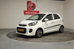 Kia Picanto 1.0 CVVT Comfort PlusLine Navigator, Climate air, Auto's, Kia, Stof, Gebruikt, 4 stoelen, Wit