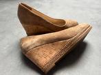 ZGAN Di Lauro bruine suède kurk sleehak sandalen maat 39, Bruin, Sandalen of Muiltjes, Ophalen of Verzenden, Di Lauro