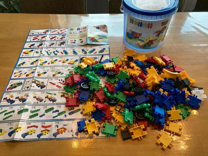 Clics 120 delig - Bouwspeelgoed, Kinderen en Baby's, Speelgoed | Bouwstenen, Gebruikt, Overige merken, Ophalen of Verzenden