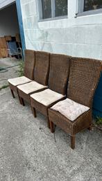 Eetkamerstoelen, Ophalen of Verzenden, Gebruikt, Rotan