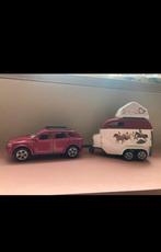 Schleich auto met paardentrailer, Verzamelen, Speelgoed, Ophalen of Verzenden, Zo goed als nieuw