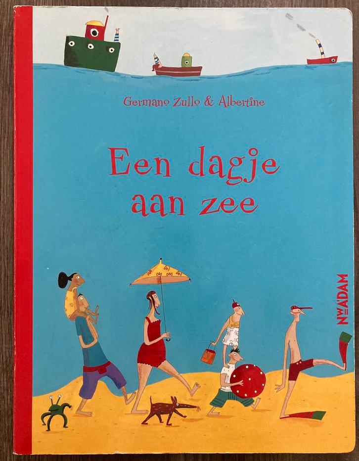 Een dagje aan Zee ZOEKBOEK - Germano Zullo & Albertine, Boeken, Prentenboeken en Plaatjesalbums, Gelezen, Ophalen of Verzenden