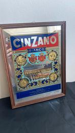 CinZano vintage reclame spiegel, Ophalen of Verzenden, Rechthoekig, Minder dan 50 cm, Minder dan 100 cm