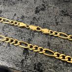 18k gouden ketting figaro schakel, Ophalen of Verzenden, Nieuw, Goud