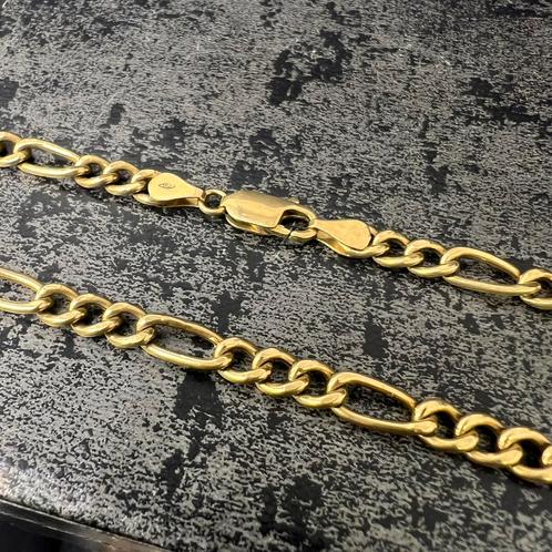 18k gouden ketting figaro schakel, Sieraden, Tassen en Uiterlijk, Kettingen, Nieuw, Goud, Ophalen of Verzenden