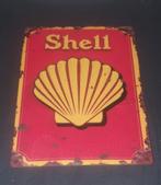 Shell wandbord van hout, Ophalen of Verzenden, Nieuw, Reclamebord
