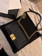 Chanel boy tas bag medium  origineel, Ophalen of Verzenden, Zo goed als nieuw, Zwart