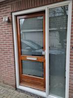 Hardhouten buitendeur, Ophalen, Gebruikt, 80 tot 100 cm, Buitendeur
