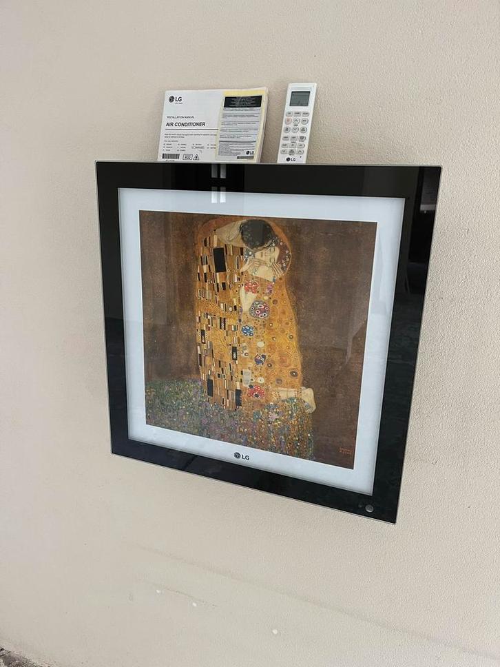 LG Airco Set - Wandmodel A12FT NSF NIEUWSTAAT!, Witgoed en Apparatuur, Airco's, Zo goed als nieuw, Wandairco, 60 tot 100 m³, 3 snelheden of meer