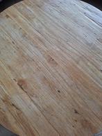 Mangohout salontafel 90 cm, Ophalen, 50 tot 100 cm, Mangohout, Rond