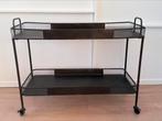 industriële metalen Trolley, Huis en Inrichting, Tafels | Sidetables, Ophalen, Gebruikt, 100 tot 150 cm, Industriel