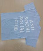 Anti social club shirt blauw, Kleding | Heren, T-shirts, Ophalen of Verzenden, Zo goed als nieuw, Blauw