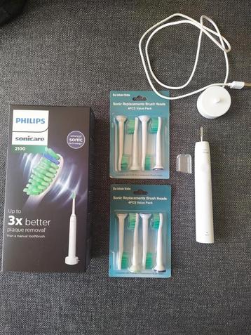 Philips Sonicare 2100 Electr. Tandenborstel incl.8 borstels beschikbaar voor biedingen