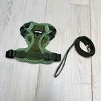 Duomm hondentuigje met riem maat:S groen, Ophalen of Verzenden, Zo goed als nieuw, Hondenriem