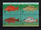 turks & caicos 1998  pf wwf serie vissen fishes zeeleven, Ophalen of Verzenden, Postfris, Dier of Natuur