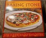 Pizzasteen 33cm met metalen handvat, Ophalen of Verzenden, Nieuw