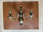Koperen wand kandelaar  voor aan de muur, Antiek en Kunst, Antiek | Kandelaars, Ophalen of Verzenden