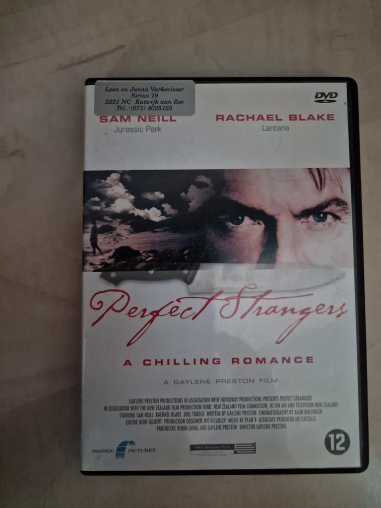 Perfect Strangers DVD - Sam Neill, Rachael Blake, Vanaf 12 jaar, Ophalen of Verzenden, Zo goed als nieuw, Drama