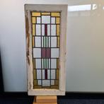 Glas in lood raam, Gevelraam of Ruit, Gebruikt, 80 tot 120 cm, Ophalen of Verzenden