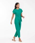Studio anneloes travelstof zomer jumpsuit jojo S groen, Studio Anneloes, Ophalen of Verzenden, Zo goed als nieuw, Maat 36 (S)