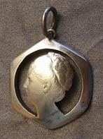 Wilhelmina Rijksdaalder - zilver, Ophalen of Verzenden, Gebruikt, Zilver, Zilver