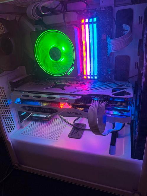 Game Pc 1440p mogelijk, Computers en Software, Desktop Pc's, Zo goed als nieuw, 4 Ghz of meer, SSD, 32 GB, Met videokaart, Gaming
