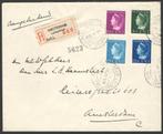 Nederland 332v/337v op Aangetekende Brief uit 1946!!, Postzegels en Munten, Brieven en Enveloppen | Nederland, Ophalen of Verzenden