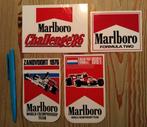 4 Vintage Stickers Marlboro Zandvoort Formula 1 Formula 2, Verzamelen, Stickers, Ophalen of Verzenden, Zo goed als nieuw