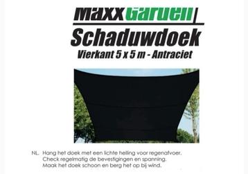 schaduwdoek nieuw 5 x 5 M beschikbaar voor biedingen
