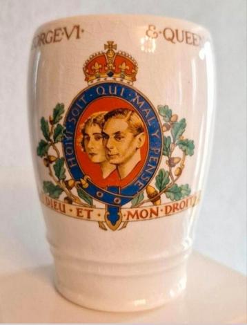 Beker Kroning George VI en Koningin Elisabeth 1937 beschikbaar voor biedingen